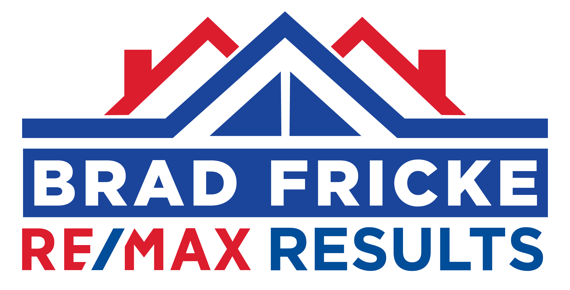 Brad Fricke, Omaha area realtor logo with transparent background
